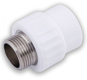 Муфта комбинированная VALFEX 25х3/4" НР белый ПП